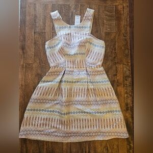 BCBG Multicolor Geometric Dress